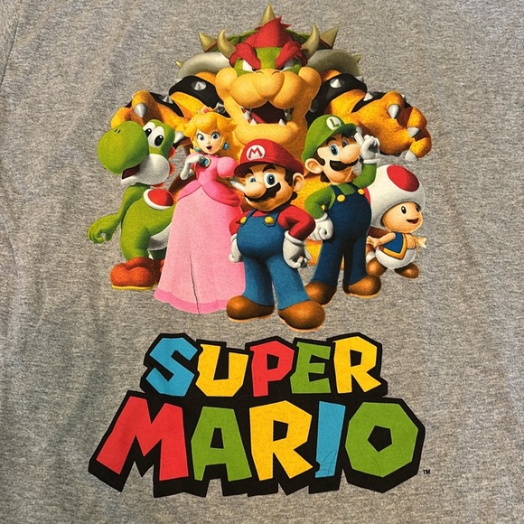 Nintendo Super Mario Character T-Shirt Sz Large Unisex - Picture 2 of 4